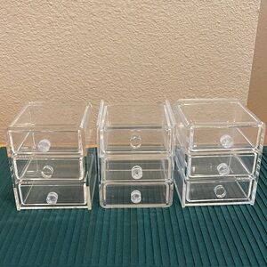 Clear Acrylic Drawer Organizer Set